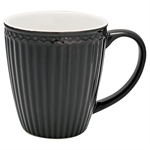 Alice dark grey mug fra GreenGate - Tinashjem